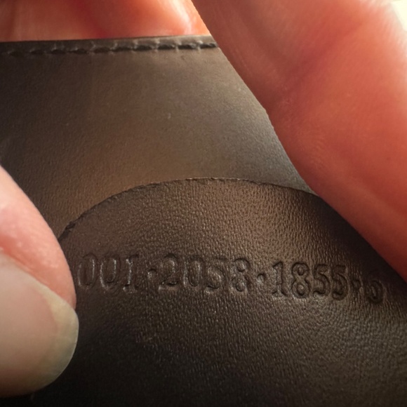 GUC Authentic Gucci Tote Metallic Black Leather - Picture 6 of 6